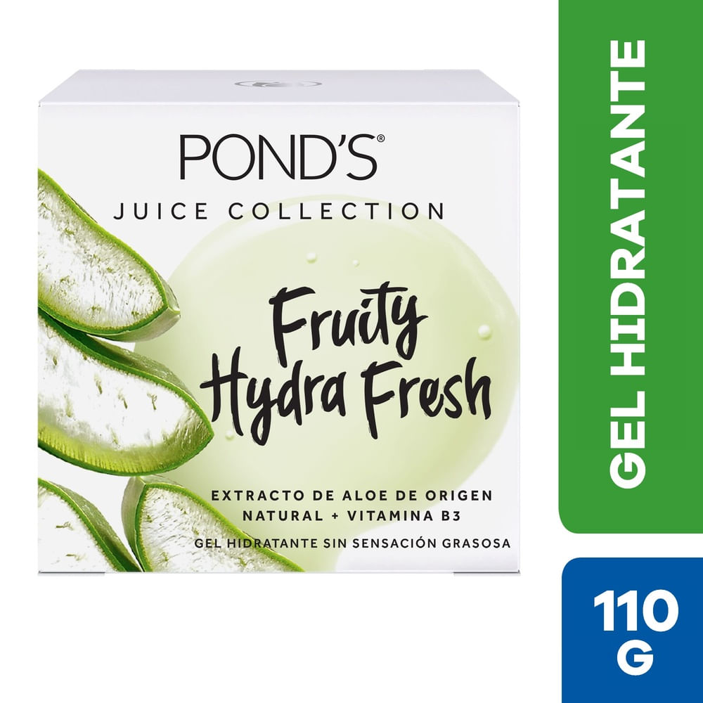Pond's Gel Hidratante Fruity Hydra Fresh Extractor de Áloe Pote 110 g