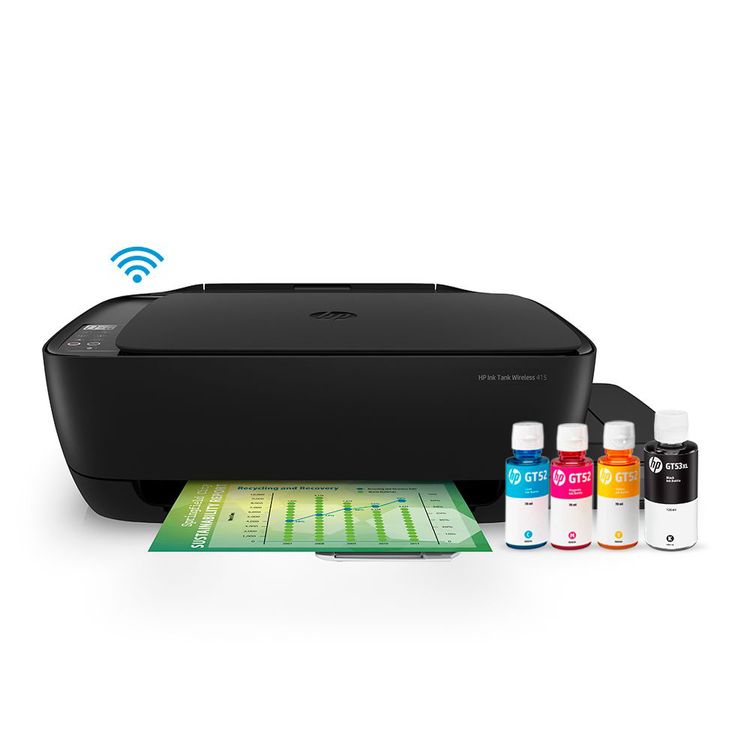 Принтер hp ink tank wireless 415 не печатает