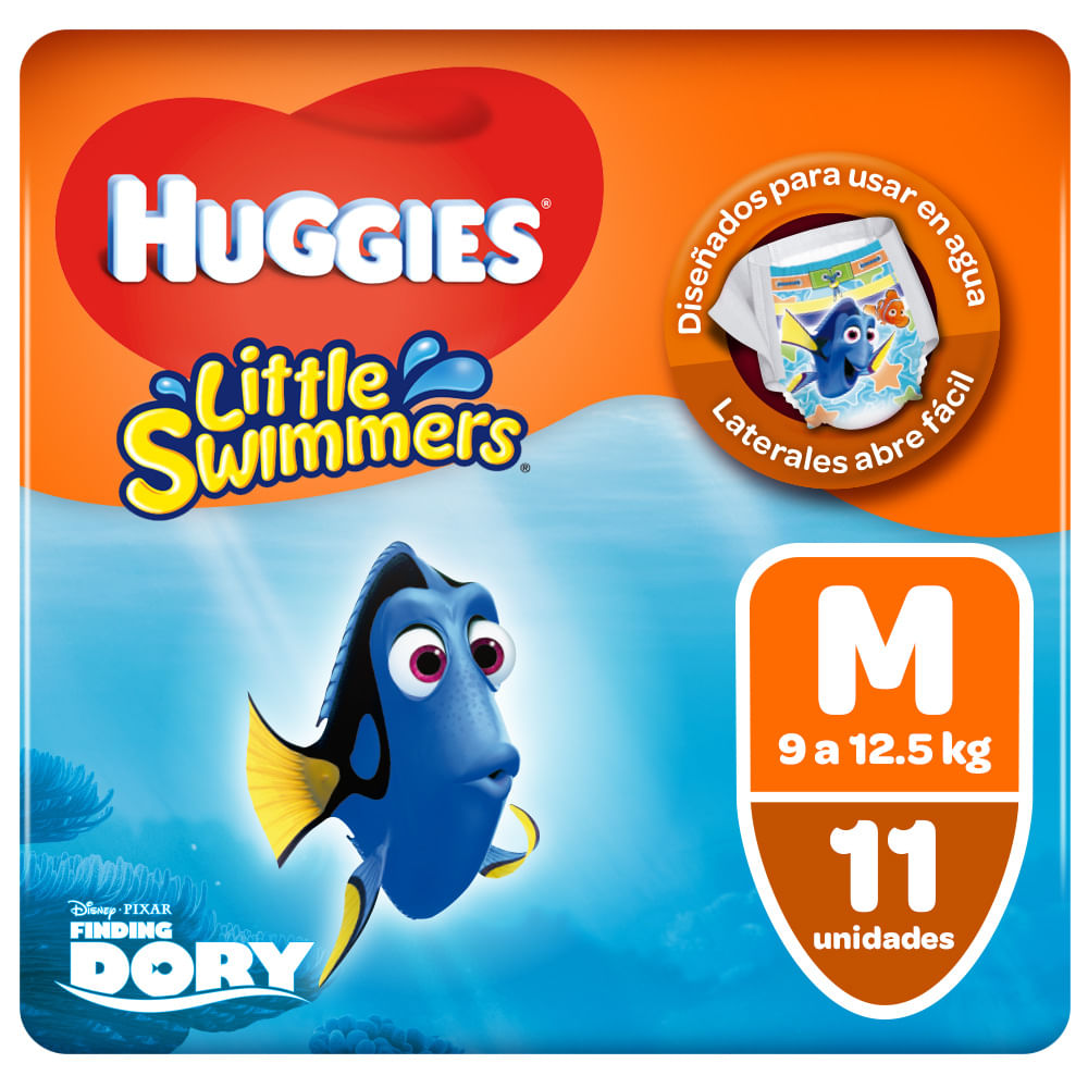 huggies little swimmers talla m paquete