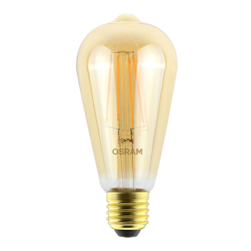 Osram Foco LED Vintage Edison Ambar 7W E27 Luz Cálida Caja 1 unid