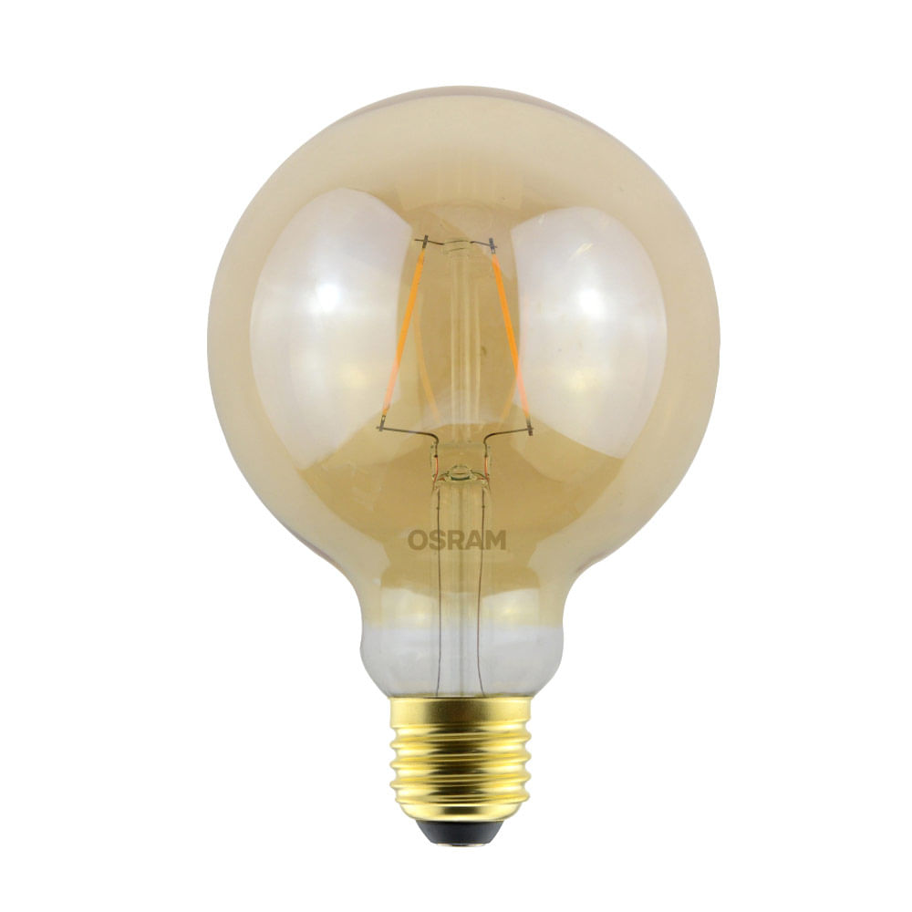 Osram Foco LED Vintage Globo Ambar 2.5W E27 Luz Cálida Caja 1 unid