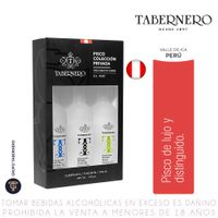 Pack Pisco Tabernero Mosto Verde Botella 150ml: Quebranta + Torontel + Italia