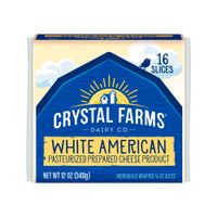 Queso Americano Tipo Mozzarella Crystal Farms Lonchas 340 gr
