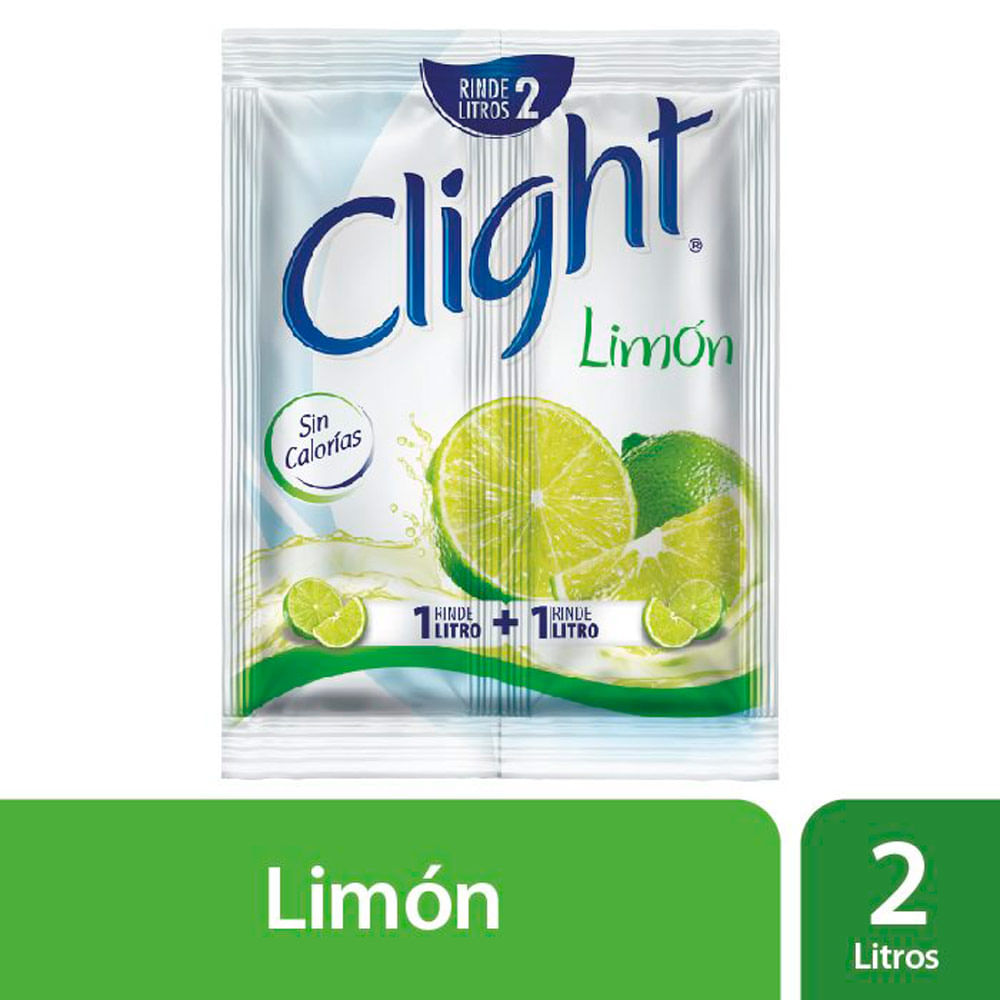 Bebida en Polvo Clight Sin Calorías Sabor Limón 14g