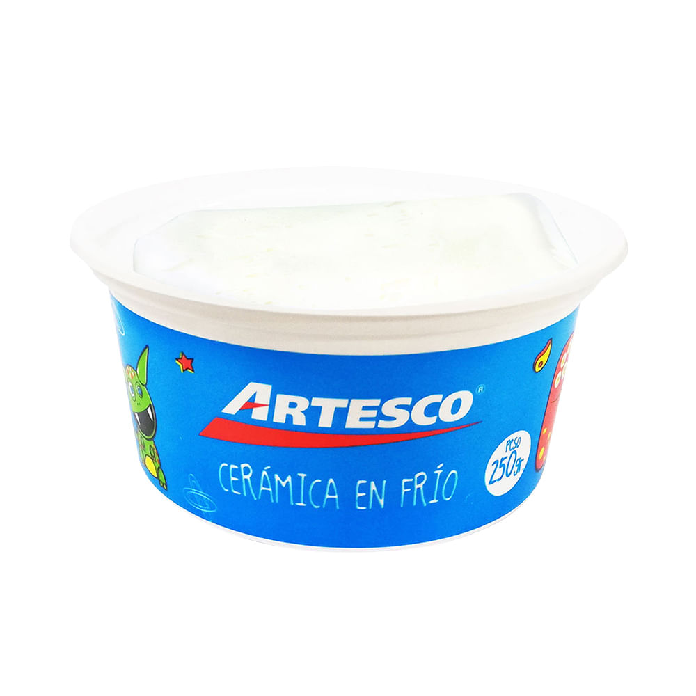 Artesco Cerámica en Frío Pote 250 g Blanco