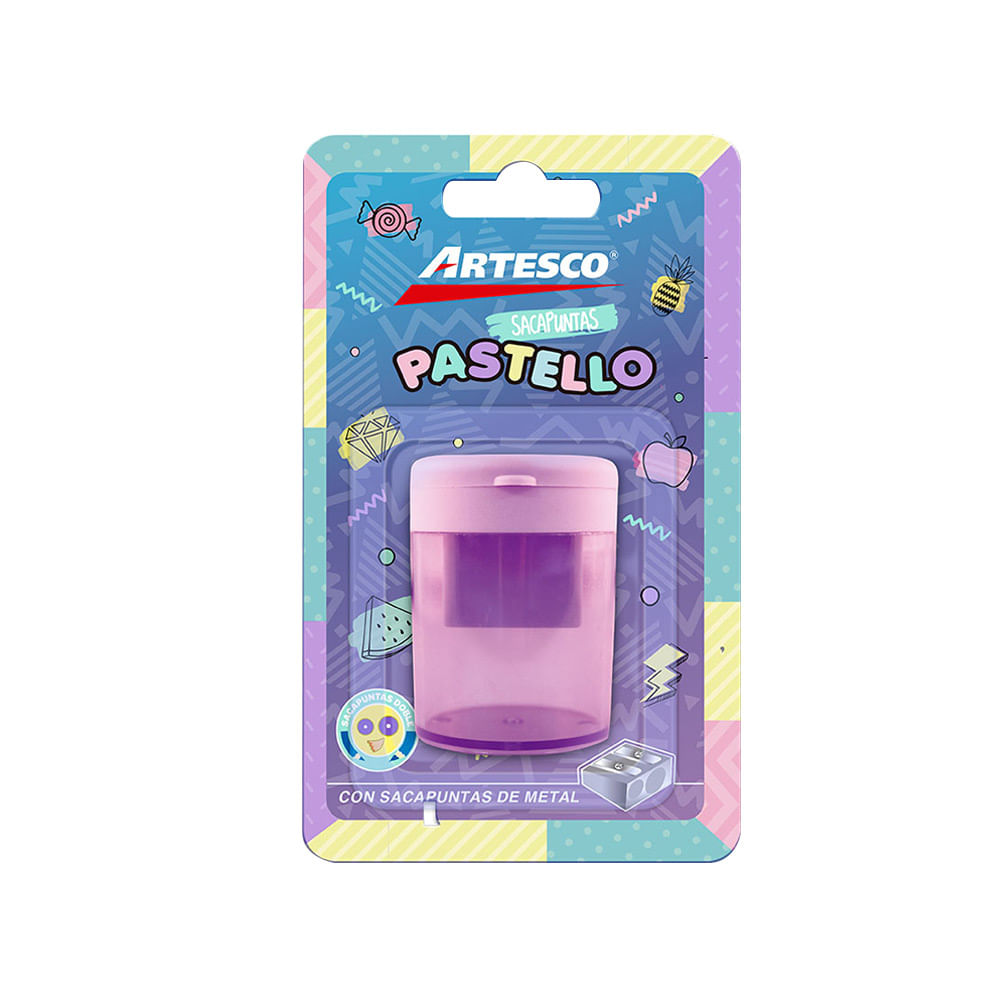 Artesco Tajador Doble con Depósito Pastello