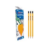 Artesco Lápiz Triangular Amarillo 2HB Caja 12 unid