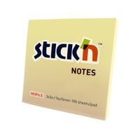 Stick'n Notas Adhesivas Amarillo Pack 100 unid