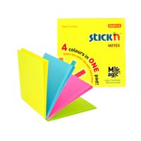 Stick'n Notas Adhesivas Neón Pack 100 unid