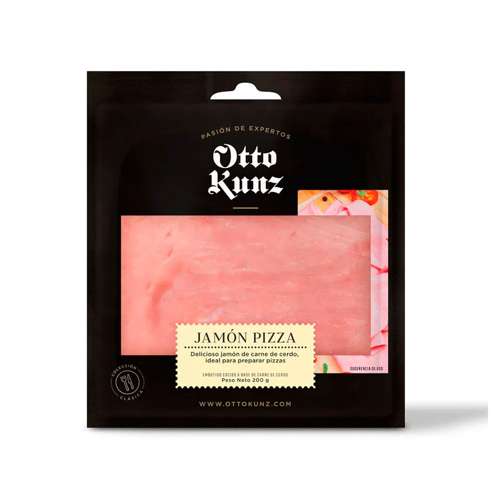 Jamón Pizza Otto Kunz Paquete 200 g