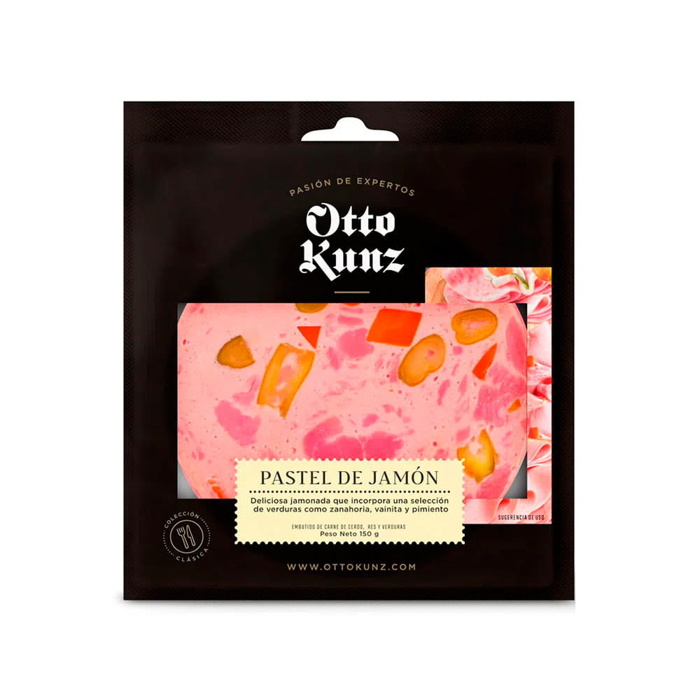 Pastel de Jamón Otto Kunz Paquete 150 g