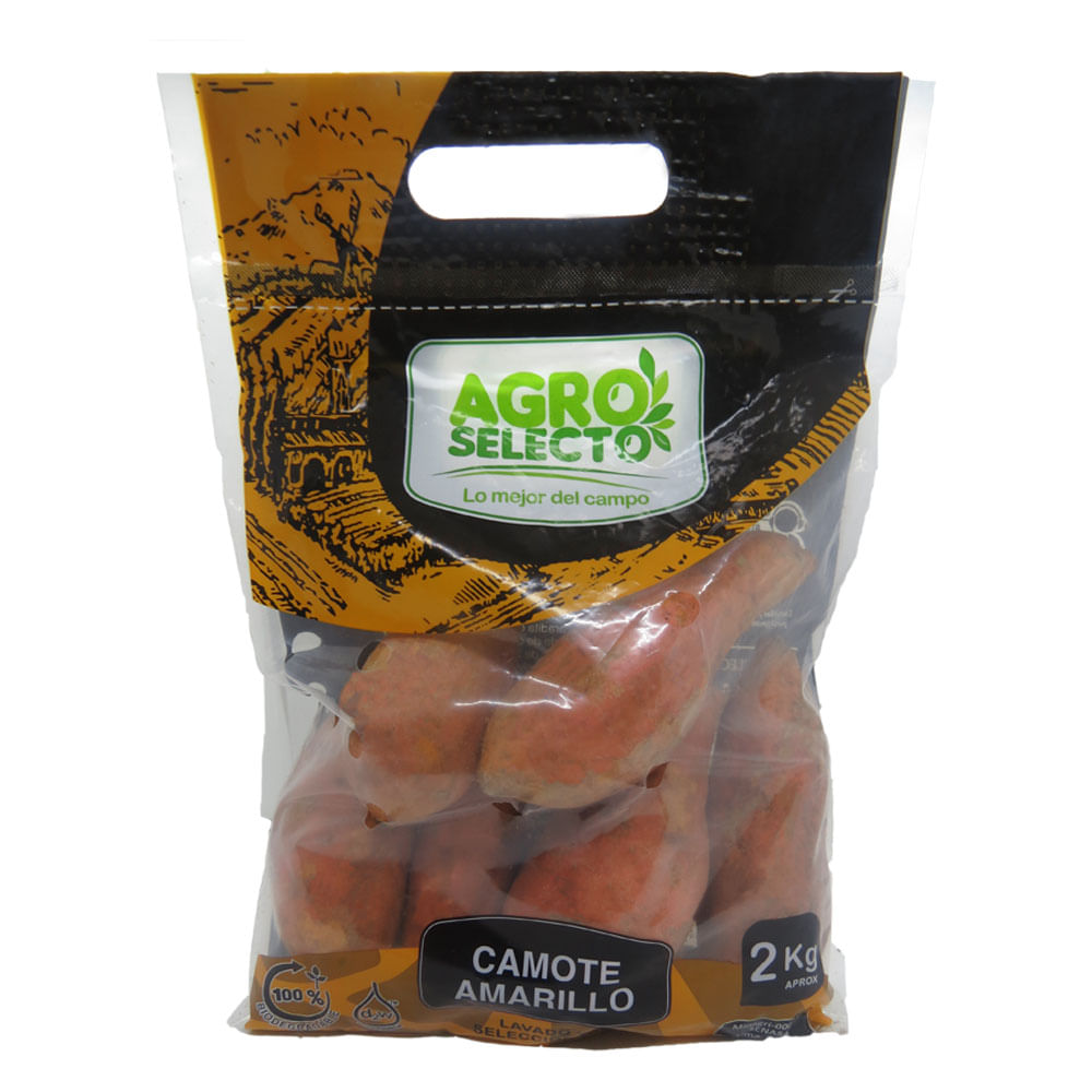 Camote Amarillo Procesado Agro Selecto 2Kg