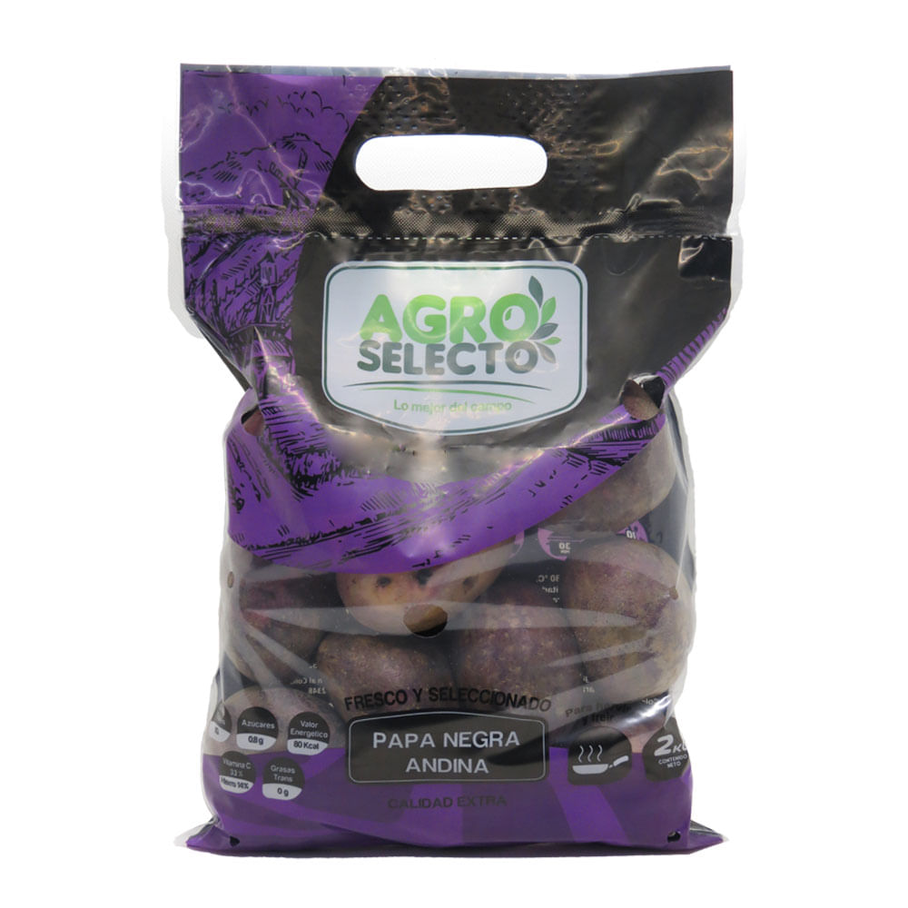 Papa Negra Andina Agro Selecto 2Kg