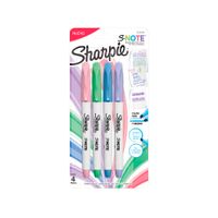 Sharpie Resaltador S Note Colores Pastel Pack 4 unid
