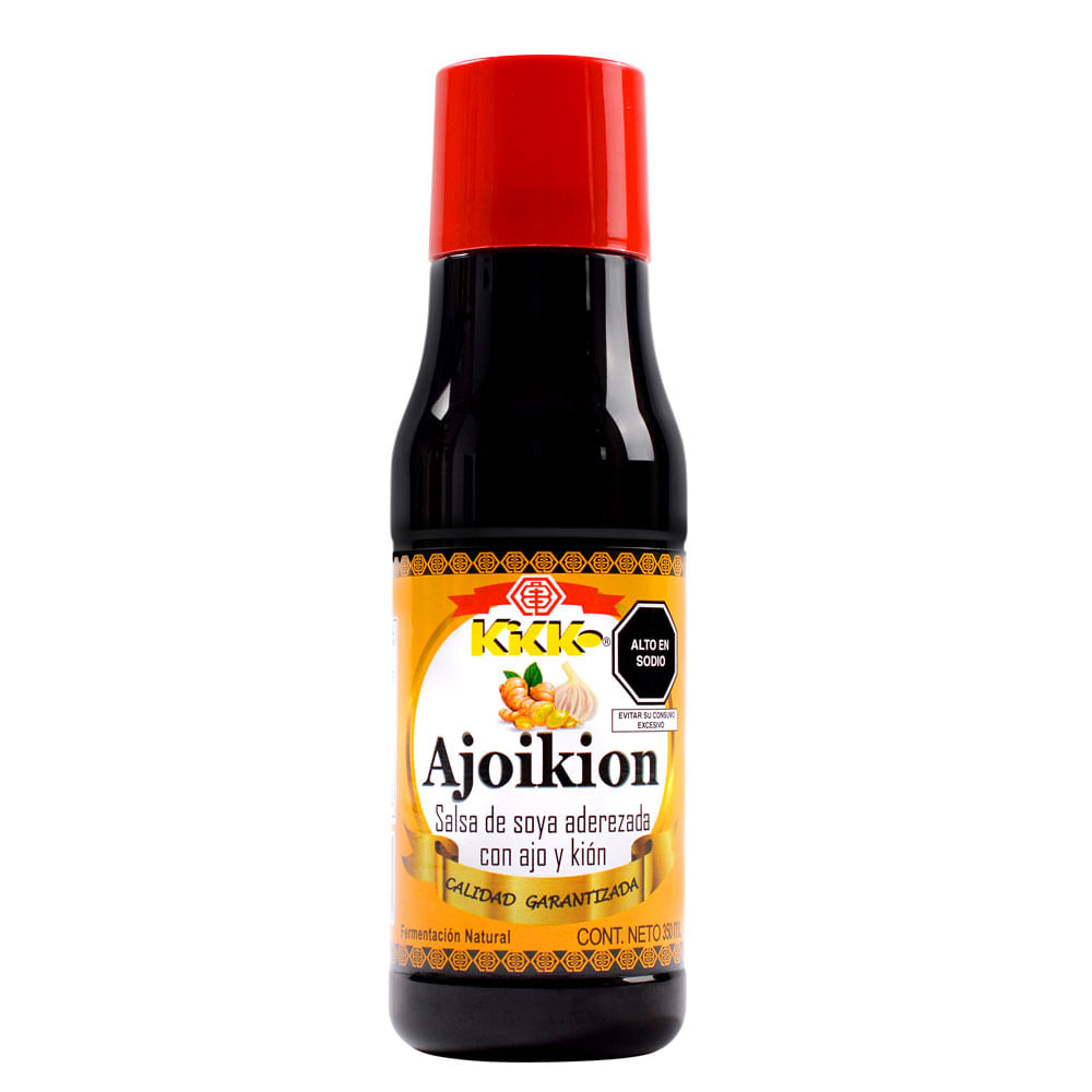 Salsa de Soya con Ajo y Kión Kikko 350ml