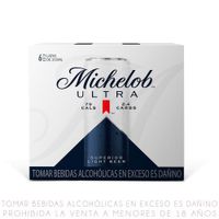 Sixpack Cerveza Michelob Ultra Lata 355ml