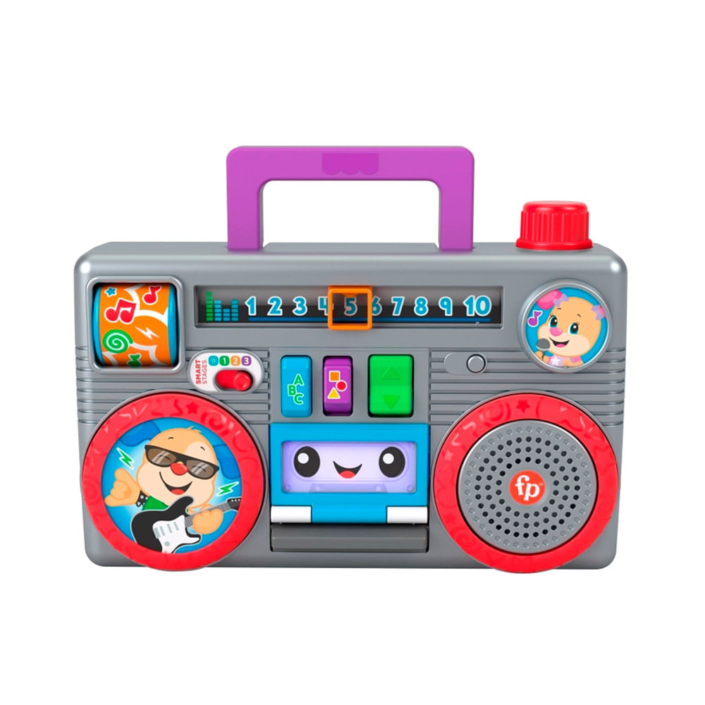 Juguete Preescolar Fisher Price Baila y Aprende Radio Portátil Wong