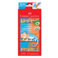Colores Bicolor Faber Castell 12un.