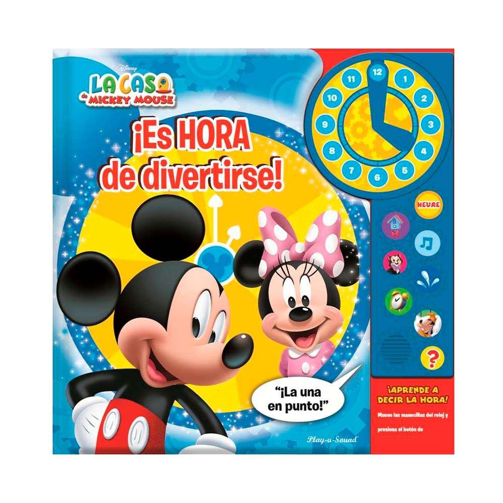 Libro Interactivo La Casa De Mickey Mouse Es Hora De Divertirse Metro