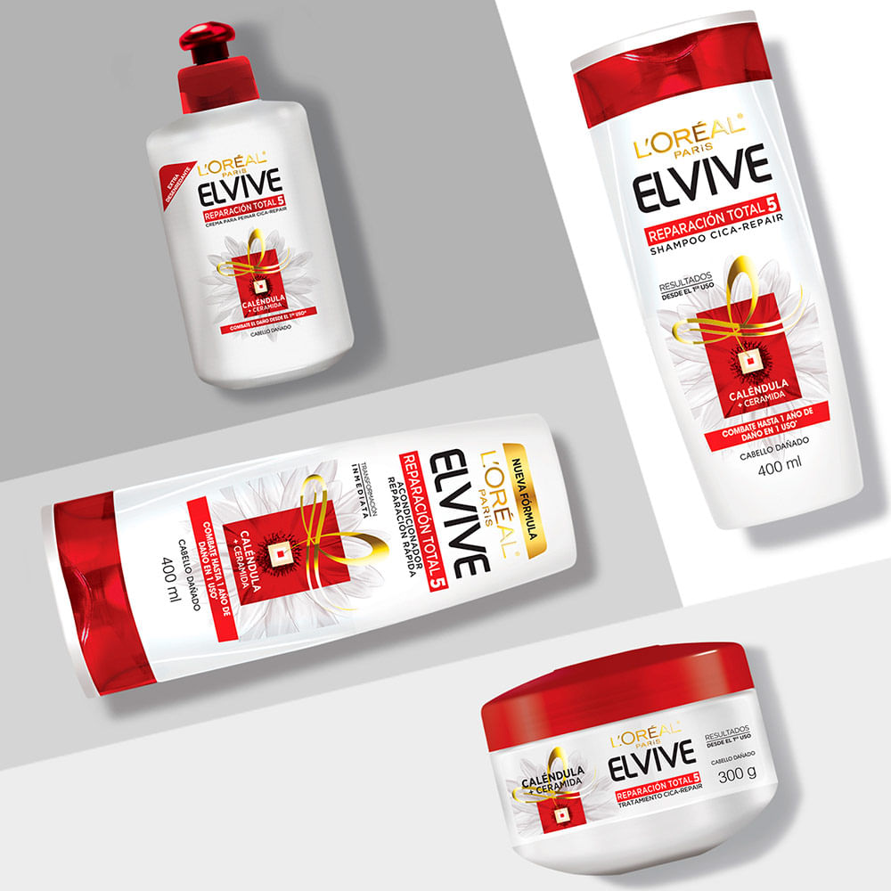 Elvive Shampoo Reparación Total 5 Frasco 680 ml Metro