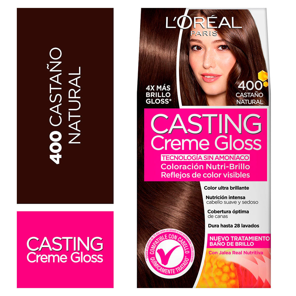 Tinte para Cabello 400 Castaño Casting Creme Gloss Caja 152.5 ml