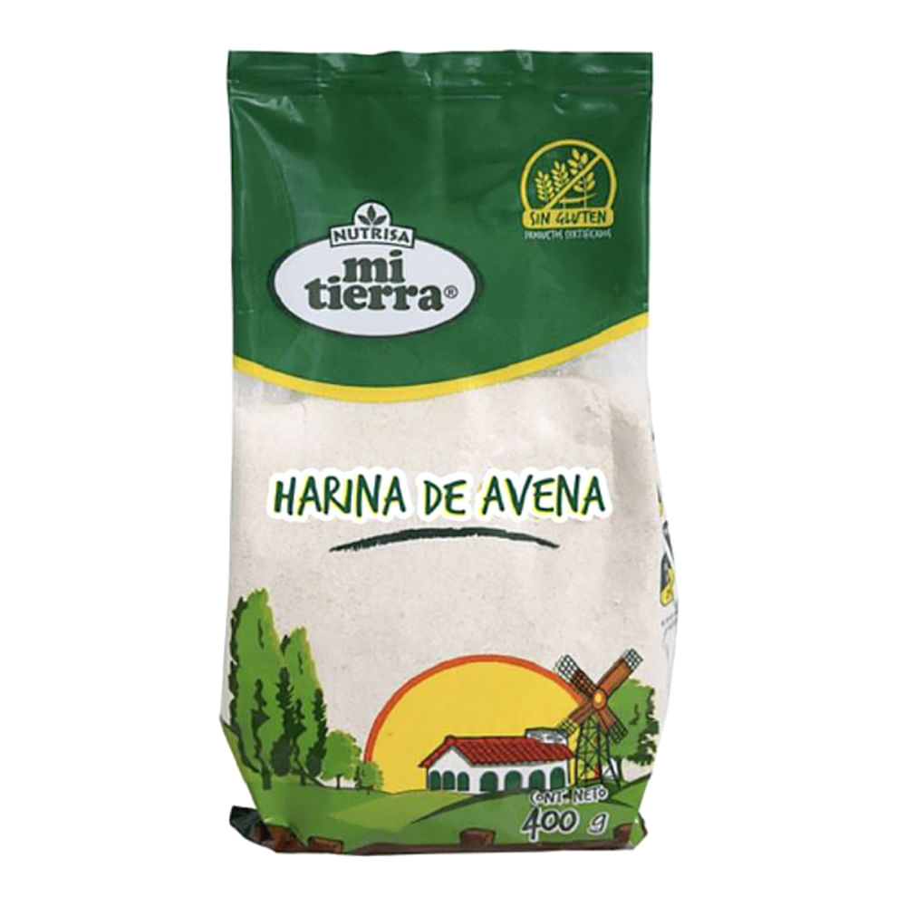 Harina de Avena sin Gluten Mi Tierra Bolsa 400 g