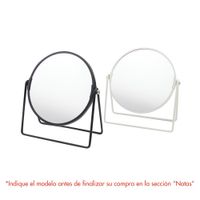 Espejo Krea Metal Redondo Surtido 19.5x19.5x8cm