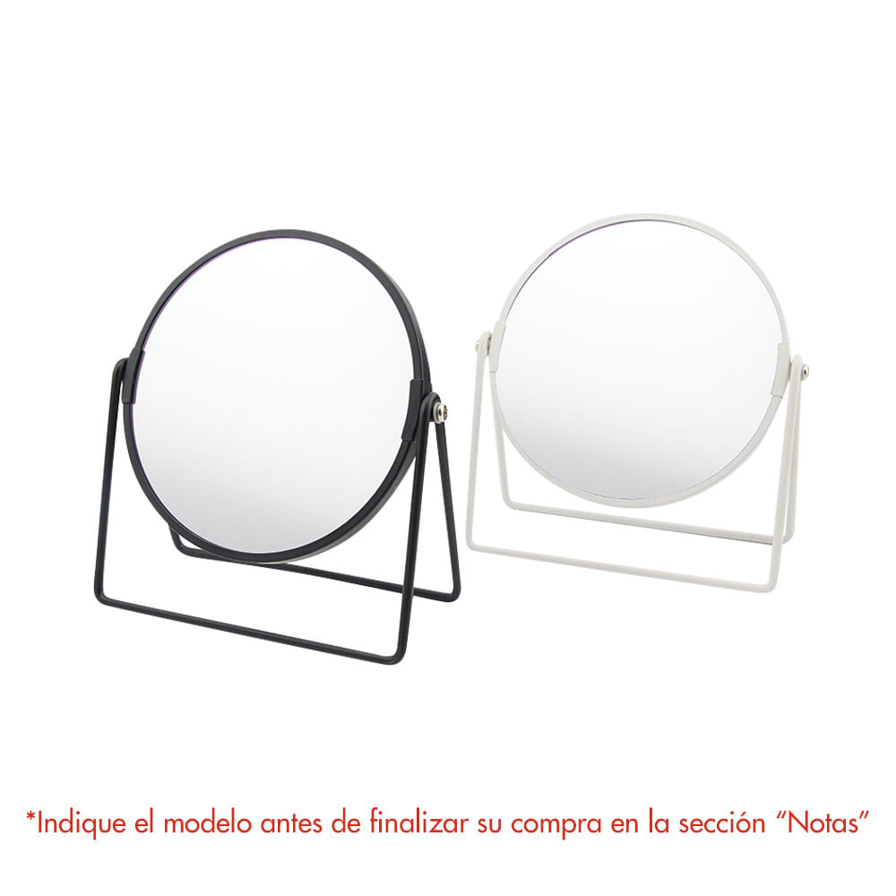 Espejo Krea Metal Redondo Surtido 19.5x19.5x8cm