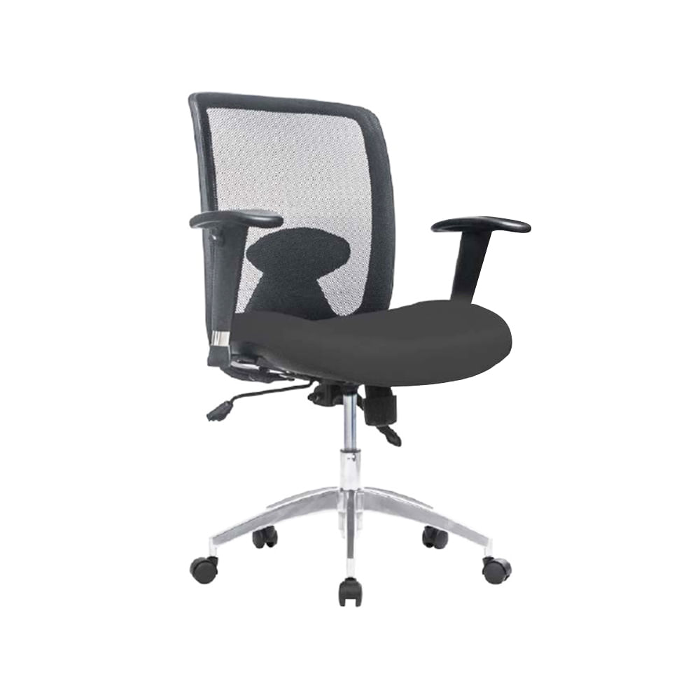 Ziyaz Silla Giratoria para Escritorio Advance Neo II Plateado