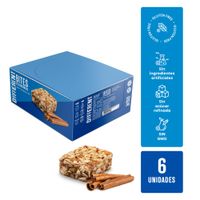 Barras de Almendras, Hojuelas Avena y Frutos Secos Sabor Cinnamon Roll Dyfferent Pack 6 Paquetes de 55 g c/u