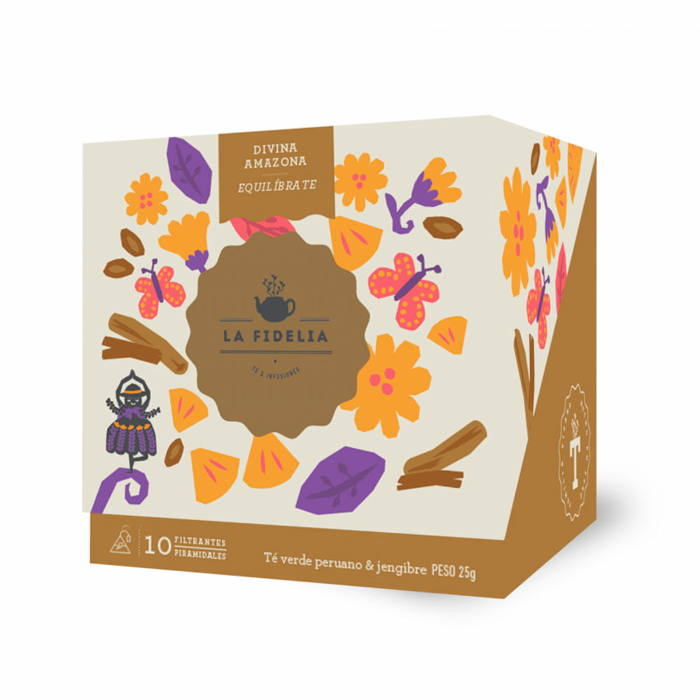 Infusión Amazona La Fidelia Caja 10 Filtrantes