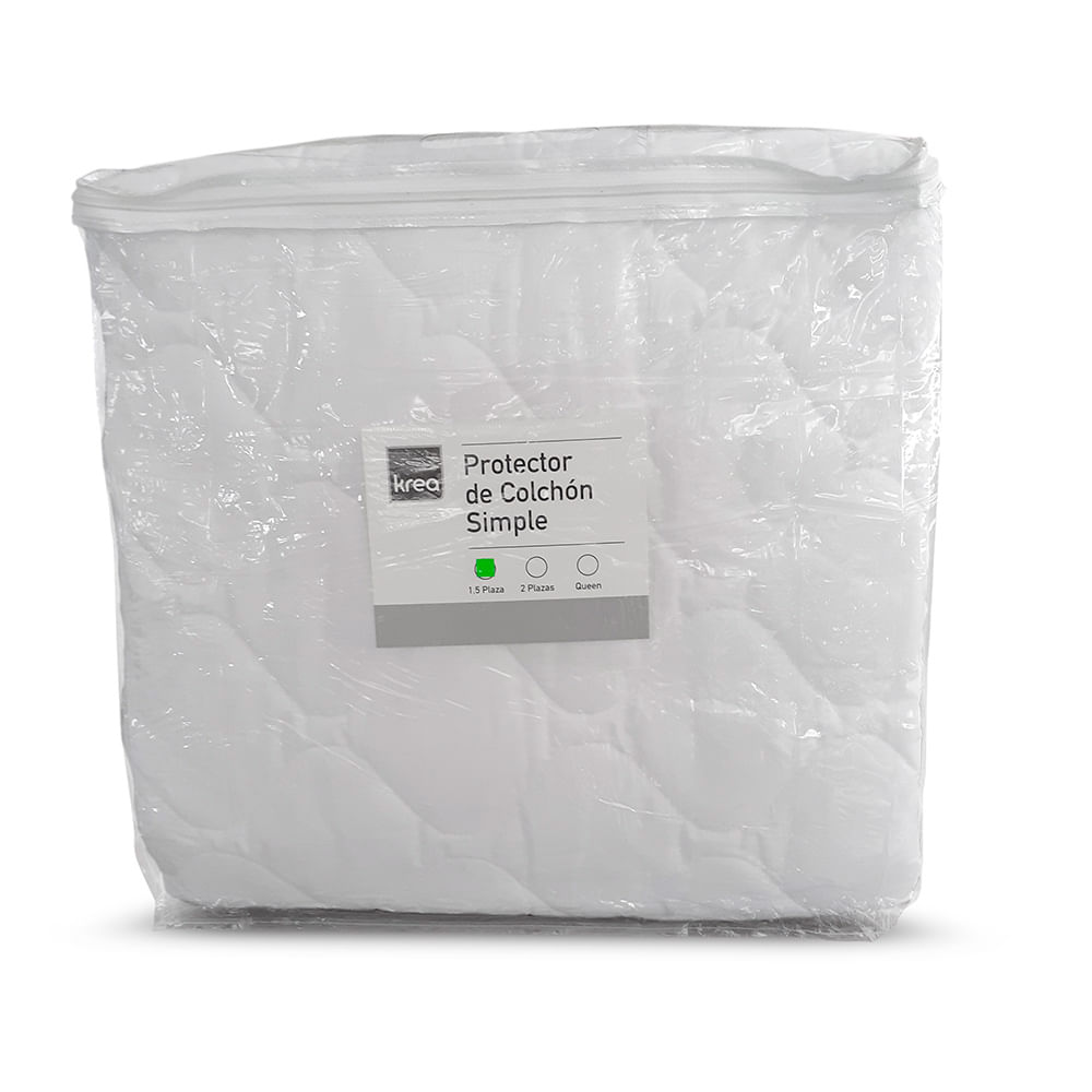 Krea Protector de Colchón 1.5 Plazas Simple