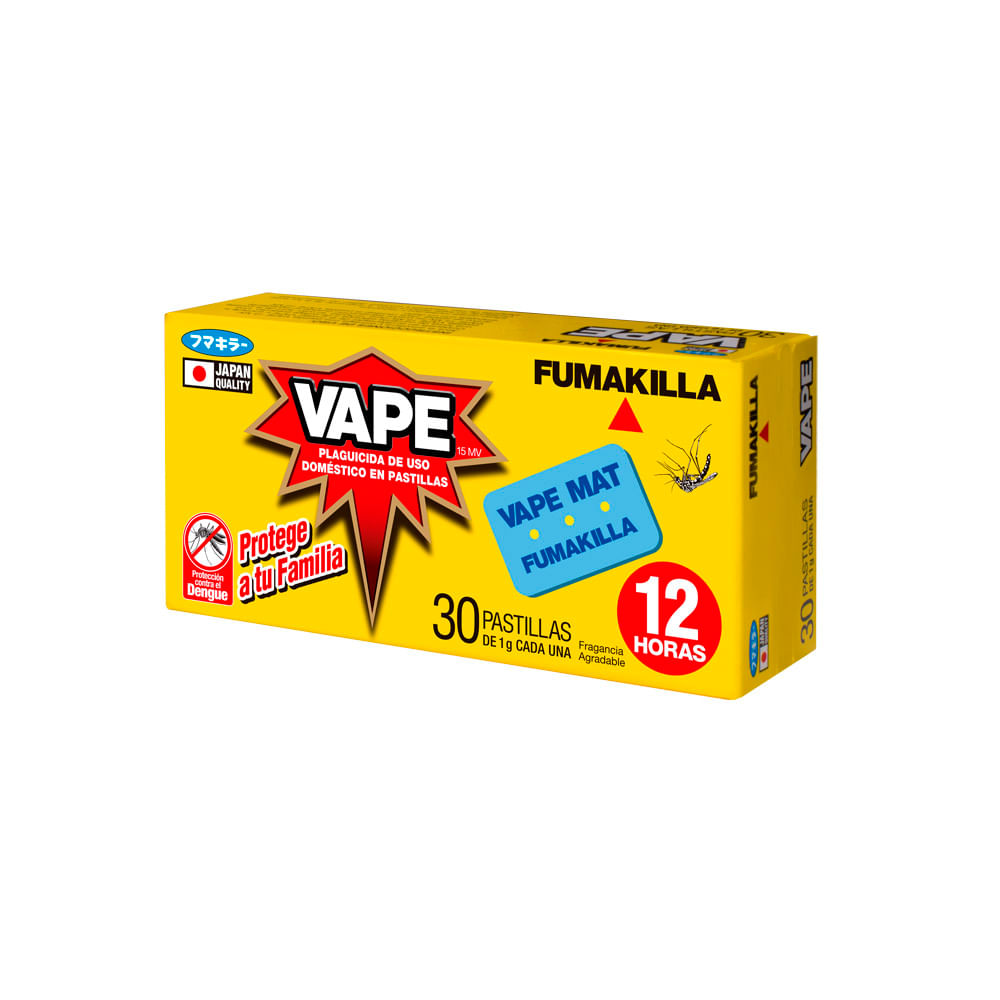 Pastillas Repelentes Fumakilla Vape 30un.