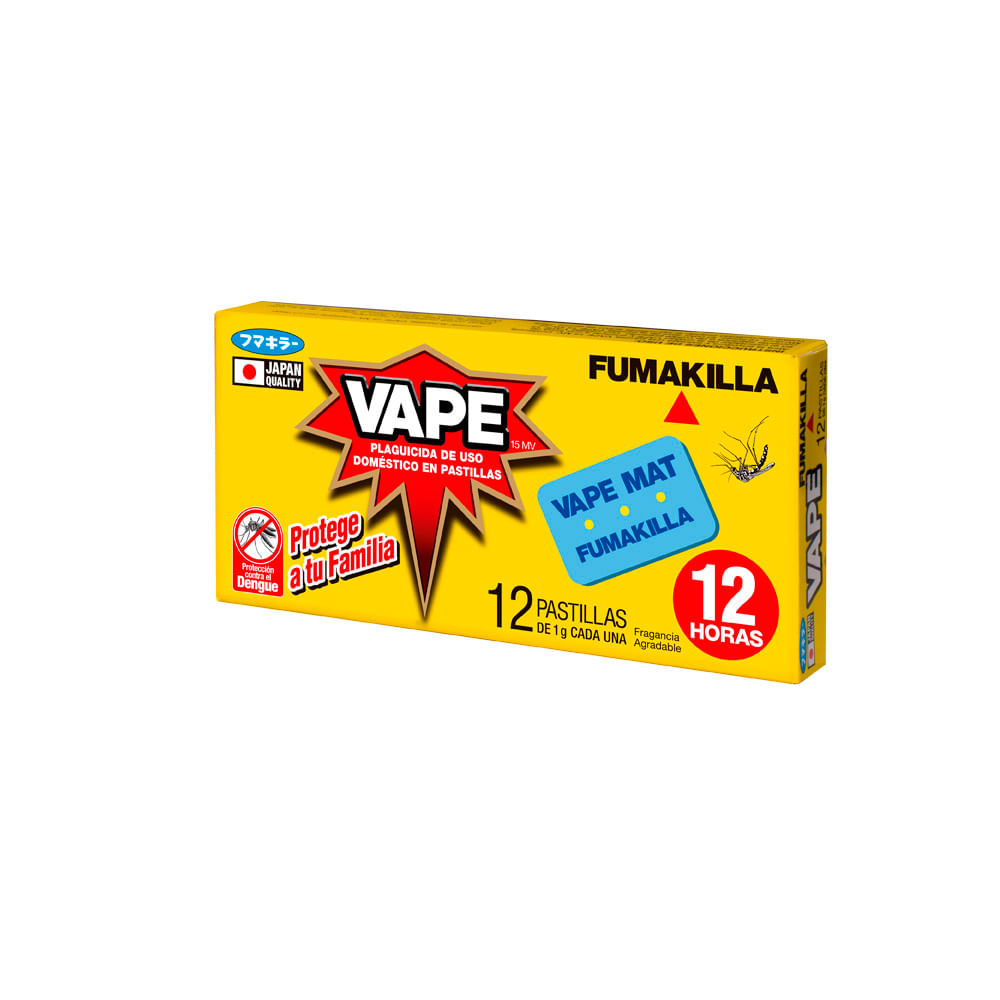 Pastillas Vape Mat. Caja Verde 12 Unidades
