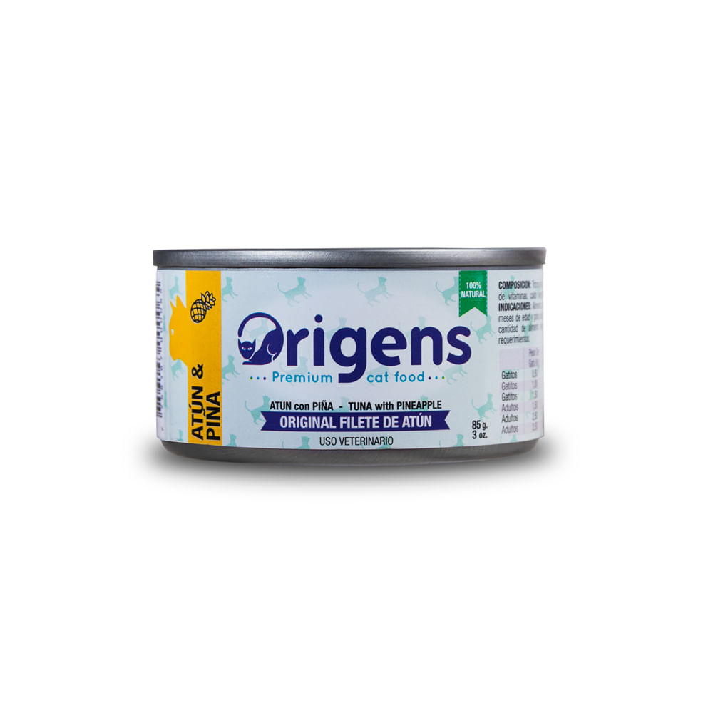 Origens Comida para Gatos Filete de Atún con Piña Lata 85 g