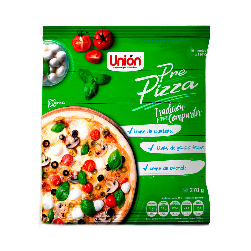 Pre Pizza Unión Bolsa 270 g