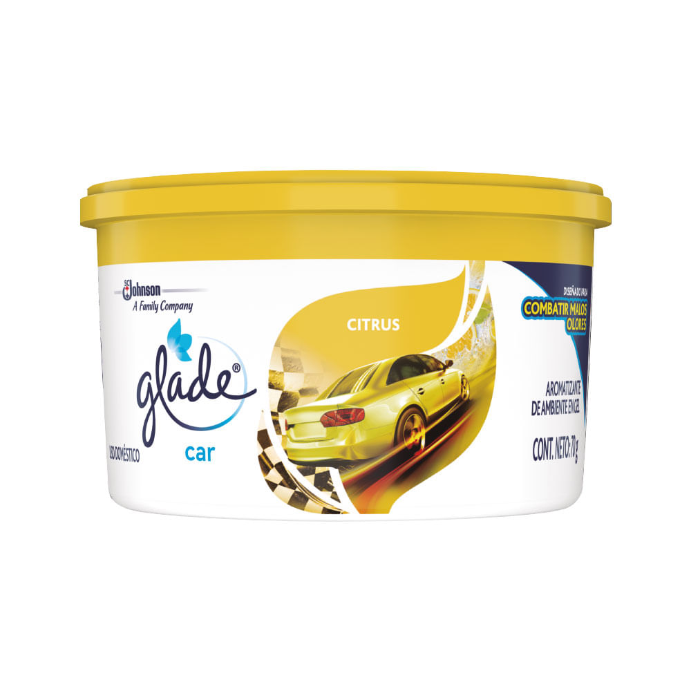 Ambientador Glade en Gel Lata Citrus 70g