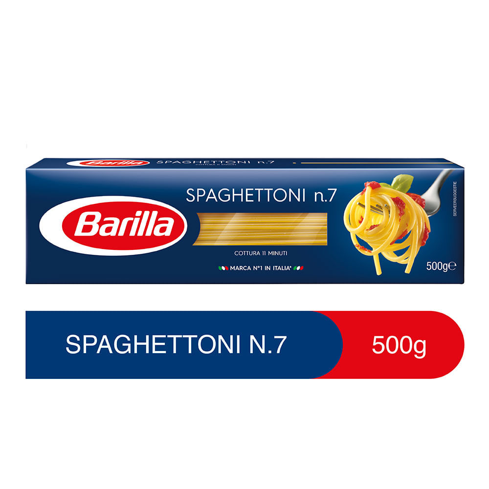 Spaghettoni Barilla # 7 Caja 500 g