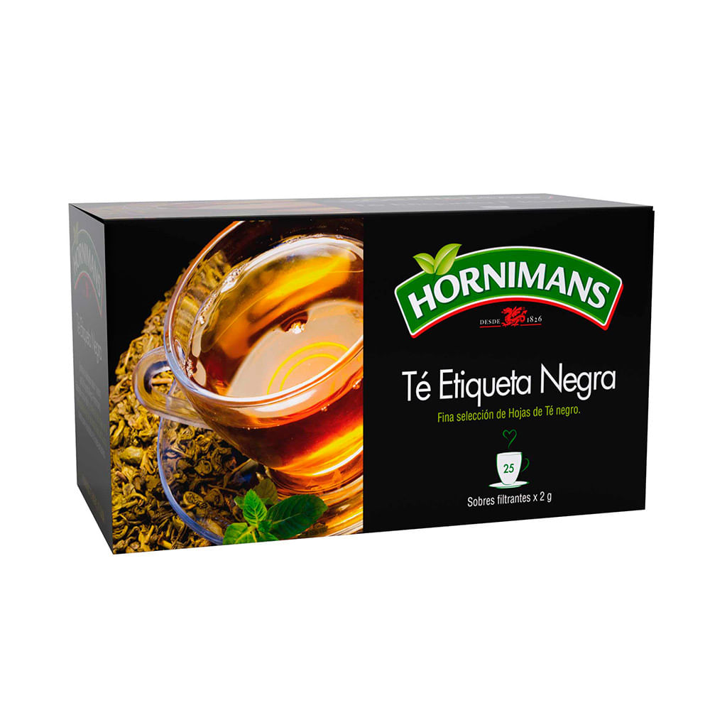 Té Etiqueta Negra Hornimans Caja 25 Unid
