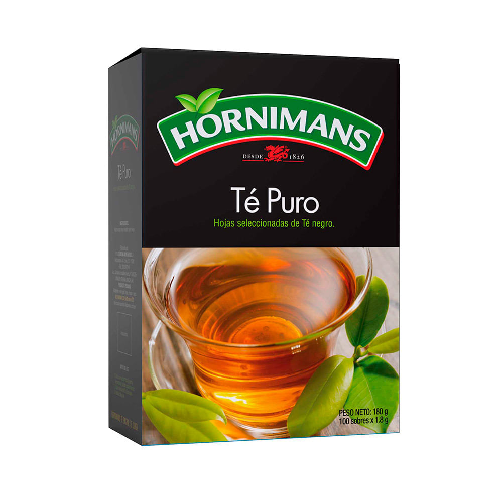 Té Puro Hornimans Caja 100 Sobres
