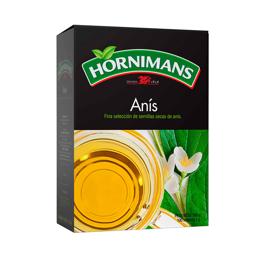 Infusión de Anís Hornimans Caja 100 unid