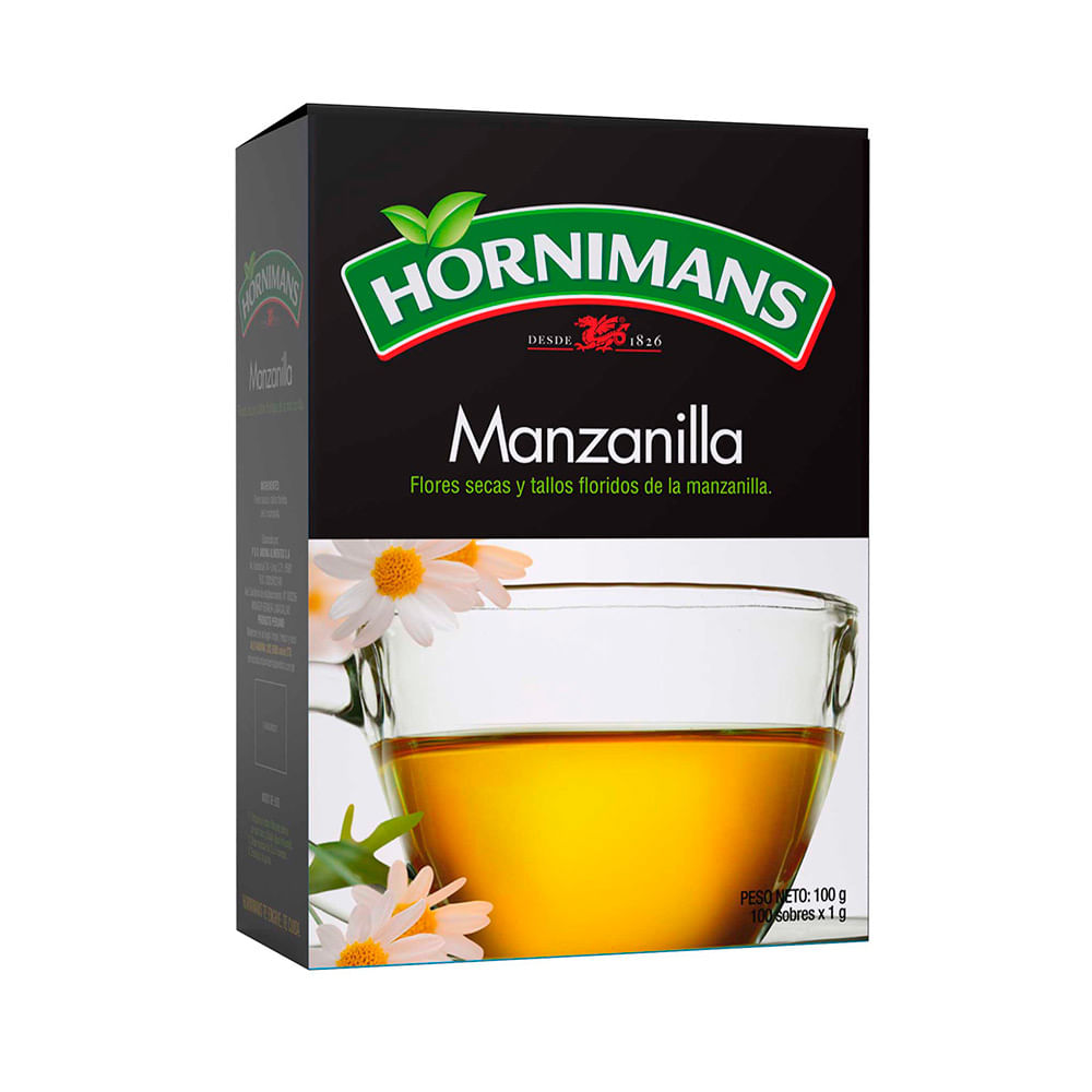 Manzanilla Horniman's Caja 100 Unidades