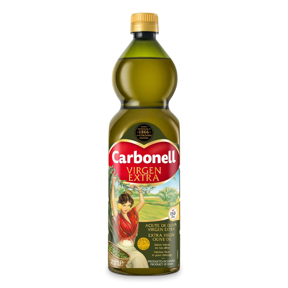 Aceite de Oliva Extra Virgen Carbonell Botella 1 Lt