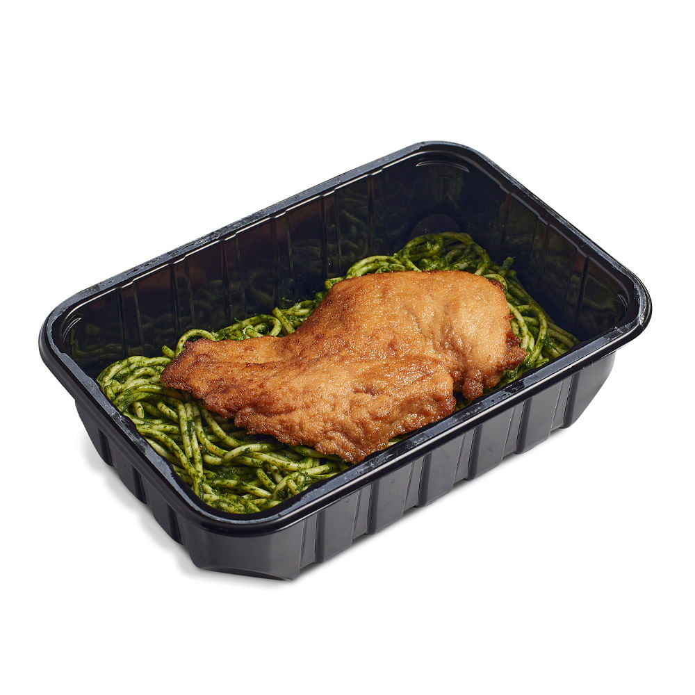 Tallarín Verde con Milanesa de Pollo Cuisine & Co 400g