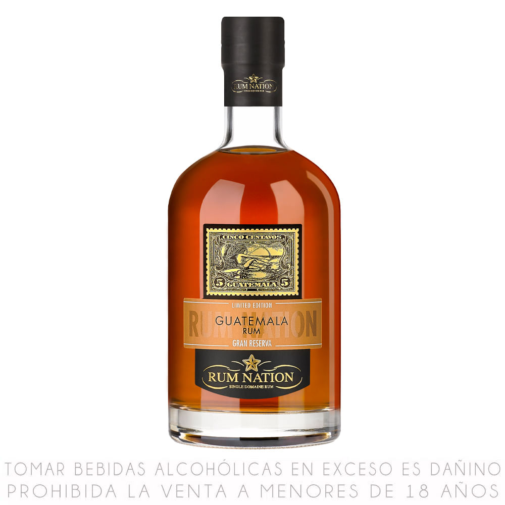 Ron Gran Reserva Guatemala Rum Nation Botella 700ml - Wong