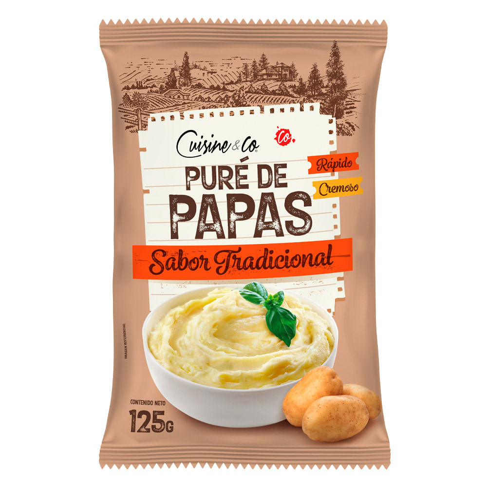 Puré de Papas Cuisine & Co Bolsa 125 g