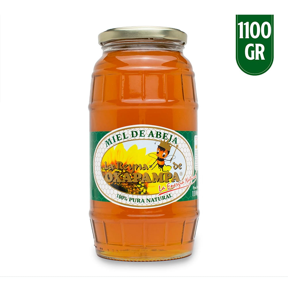 Miel de Abeja La Reyna de Oxapampa Frasco 1.1 Kg