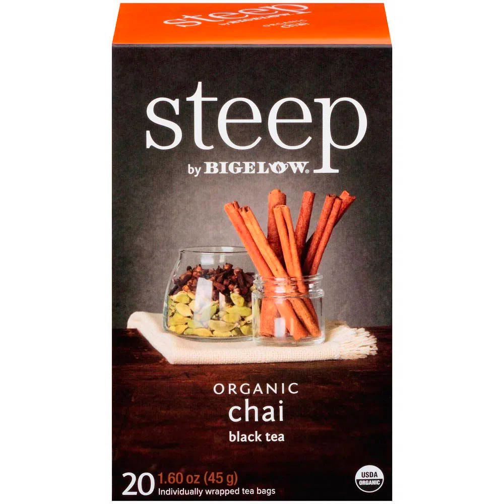 Infusión Orgánica Steep Chai Black Tea 20un