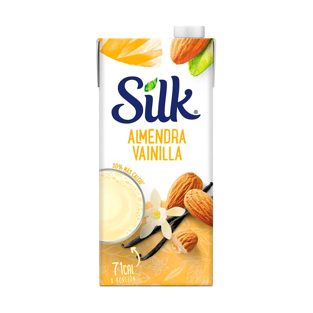 Bebida de Almendras Sabor Vainilla Silk Caja 946 ml