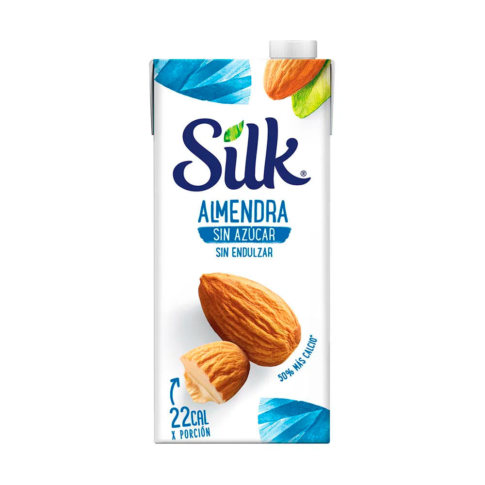Bebida de Almendras Original Sin Azúcar Silk Caja 946 ml